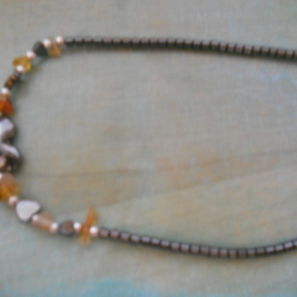 Non-magnetic Hematite Necklace 18" - Picture 2 of 3